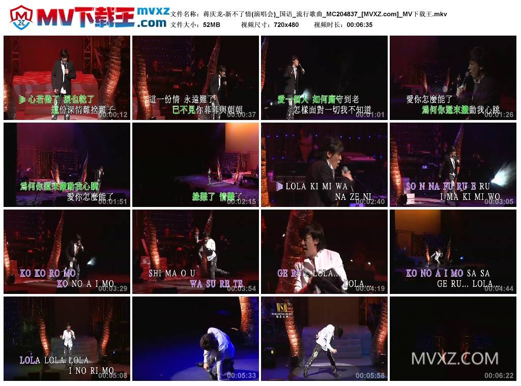 蒋庆龙-新不了情(演唱会)_国语_流行歌曲_MC204837